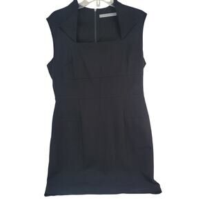 Marc New York Andrew Mark Black Size 14 Sleeveless Below Knee Dress